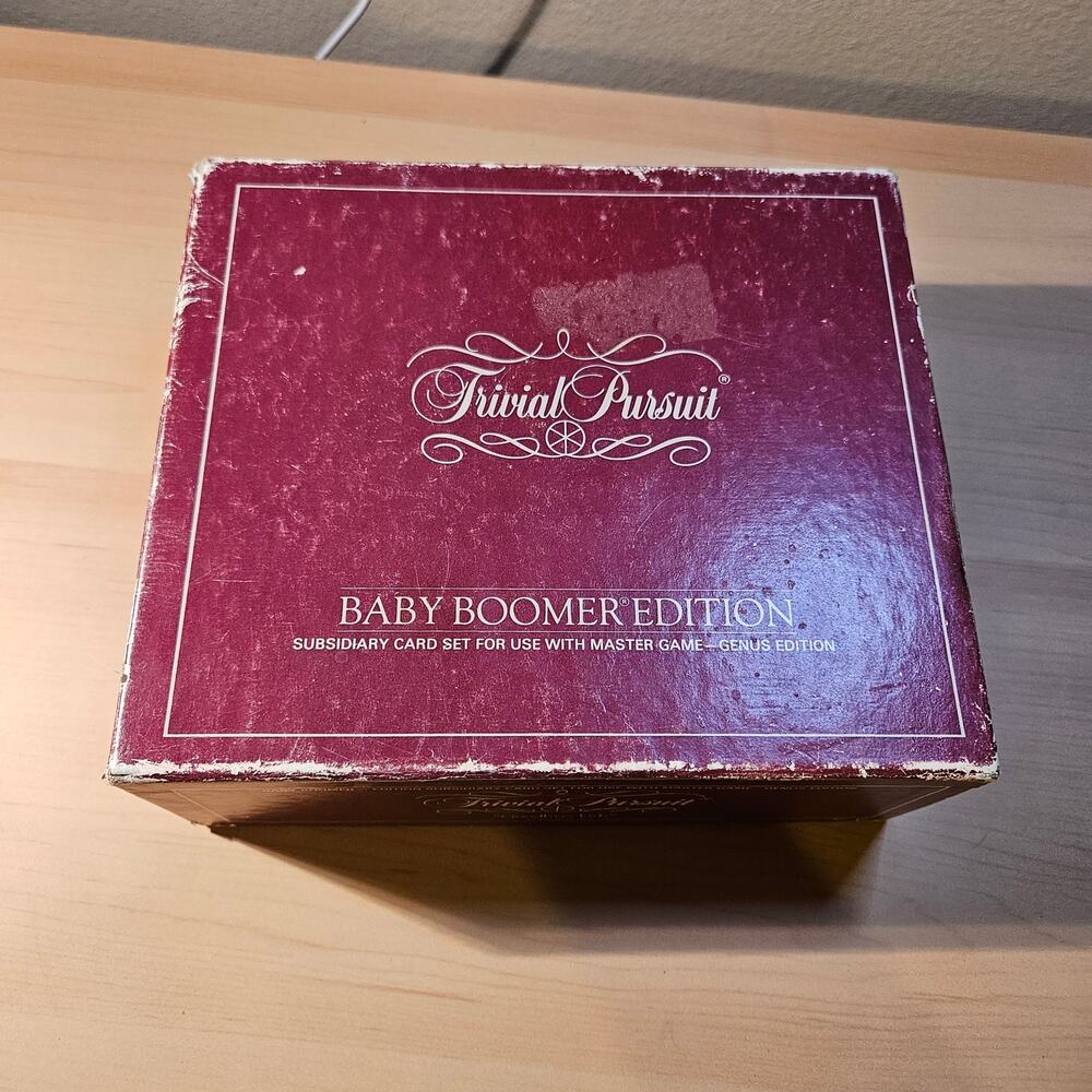 Horn Abbot Trivial Pursuit Baby Boomer Edition Subsidiary Card Set 1983